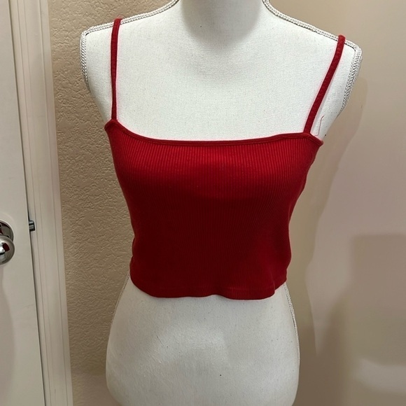 Brandi Melville Square neck rib tank top - Picture 1 of 4